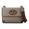 Neo Vintage Serie Monogramm Logo Wendbare Tigerkopf Umhängetasche Unisex Schultertasche Ebenholzbraun 495654-9C2VT-8745