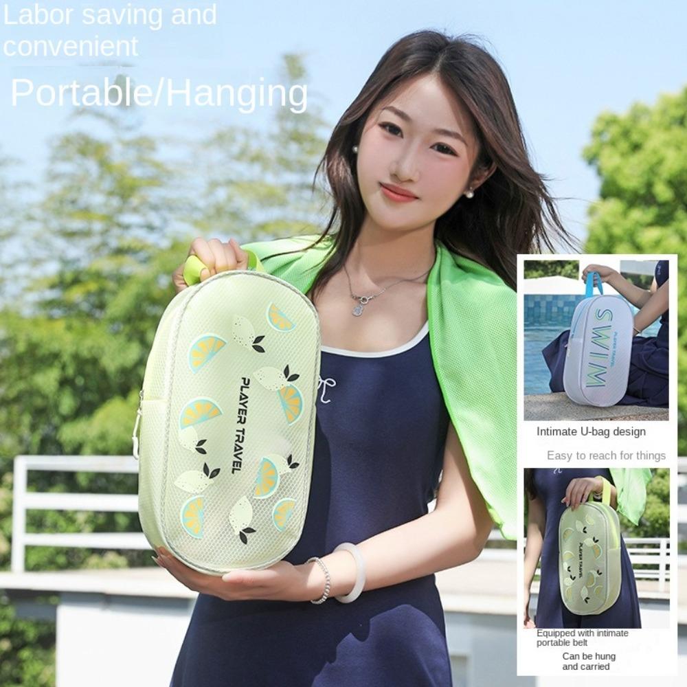 Waterproof Toiletries Bag Dry Wet Separation Pool Waterproof Storage  Bag Swimming Handbag  Outdoor