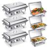 Heavy-Duty Stainless Steel Buffet Stove with Alcohol Heating and Insulating Cloth