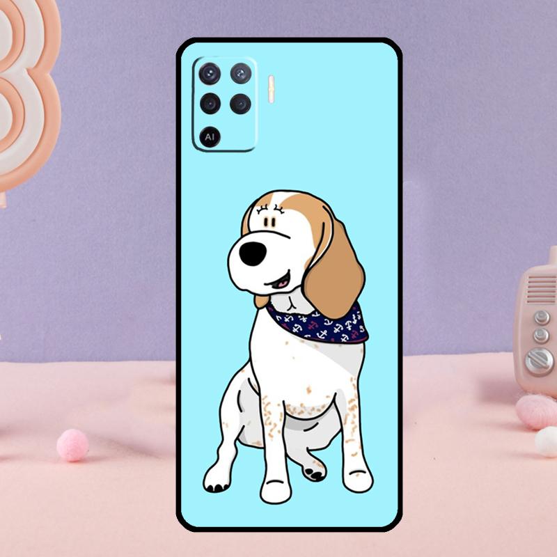 Beagle Dog Phone Case For Oppo A18 A38 A58 A78 A98 A74 A94 A54 A40 A60 A80 A16 A76 A96 A15 A57S A17 A77
