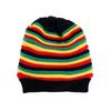 New Unisex Knitted Beanie CapJamaica Rainbow Striped Beanies Hats Winter Warm Hip Hop Punk Reggae Skull Hat Rasta Style Gorro