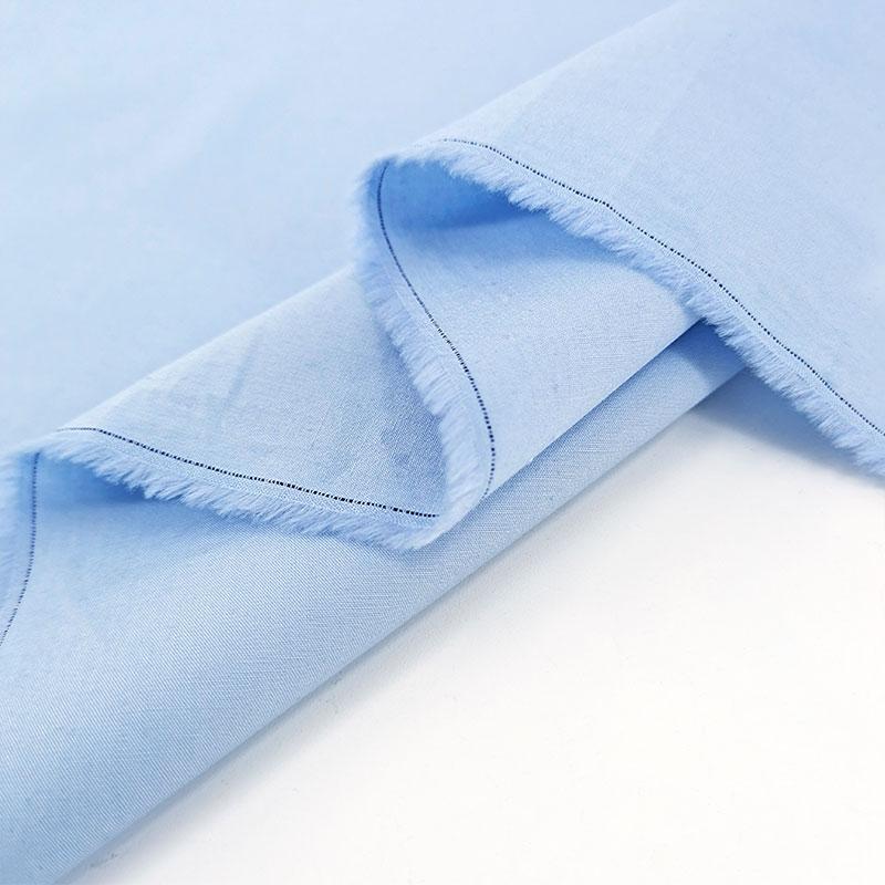 Eco-Friendly and Stylish Highly Versatile Shirt Light Blue 100% Cotton Fabric