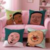 Funny Funny Characters Cushion Cover Pillow Case Soft Skin Friendly Fabric  Concealed Zipper