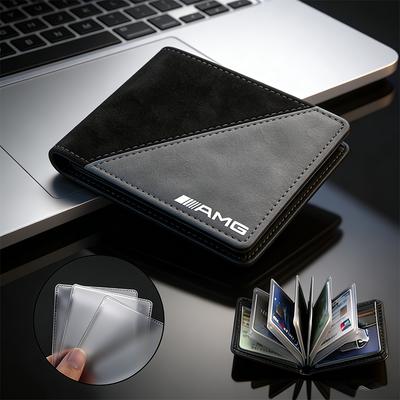 TQEF2 Car Driver License Cover Leather Auto Driving Documents Case Credit Card Holder For Mercedes Benz AMG GLC W203 W206 W220 W205
