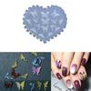 Multipurpose Nail Art Template Tool Stylish Silicone Nail Art Molds Embossing Carving Templates for Nail Enthusiasts
