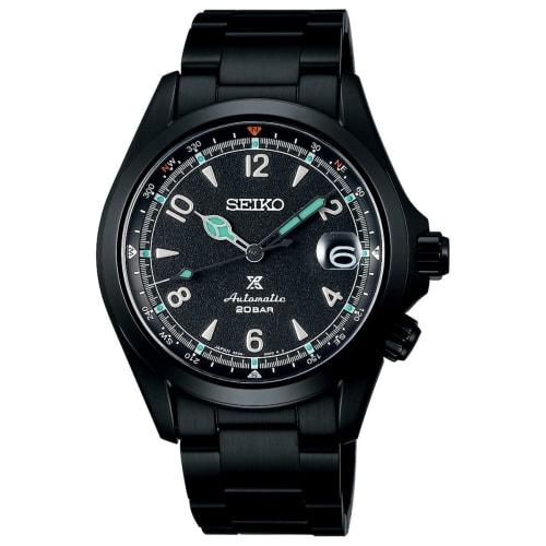 

PROSPEX SEIKO SBDC185 Alpinist Mechanical Automatic Men s Watch, Core Shop Exclusive, The Black Series Limited Edition