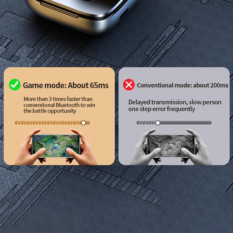 K60 Mirror TWS Wireless Earphones Bluetooth 5.3 Headset HiFi Sound Music Headphones Wireless Earbuds