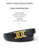 Genuine Leather Women's Versatile Brown Jeans Belt