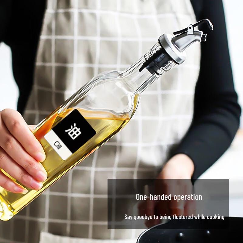 Glass Oil and Vinegar Dispenser Bottles