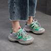 Herbst neue dicksohlige Durian-Sohle Dad-Schuhe bonbonfarbenes Mesh Mode Damenschuhe