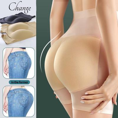 Vrouwen Spons Pad Enhancer Fake Ass Panty Hip Butt Lifter Ondergoed Bodem Push Up Ademend Zachte Naadloze Panty Shorts