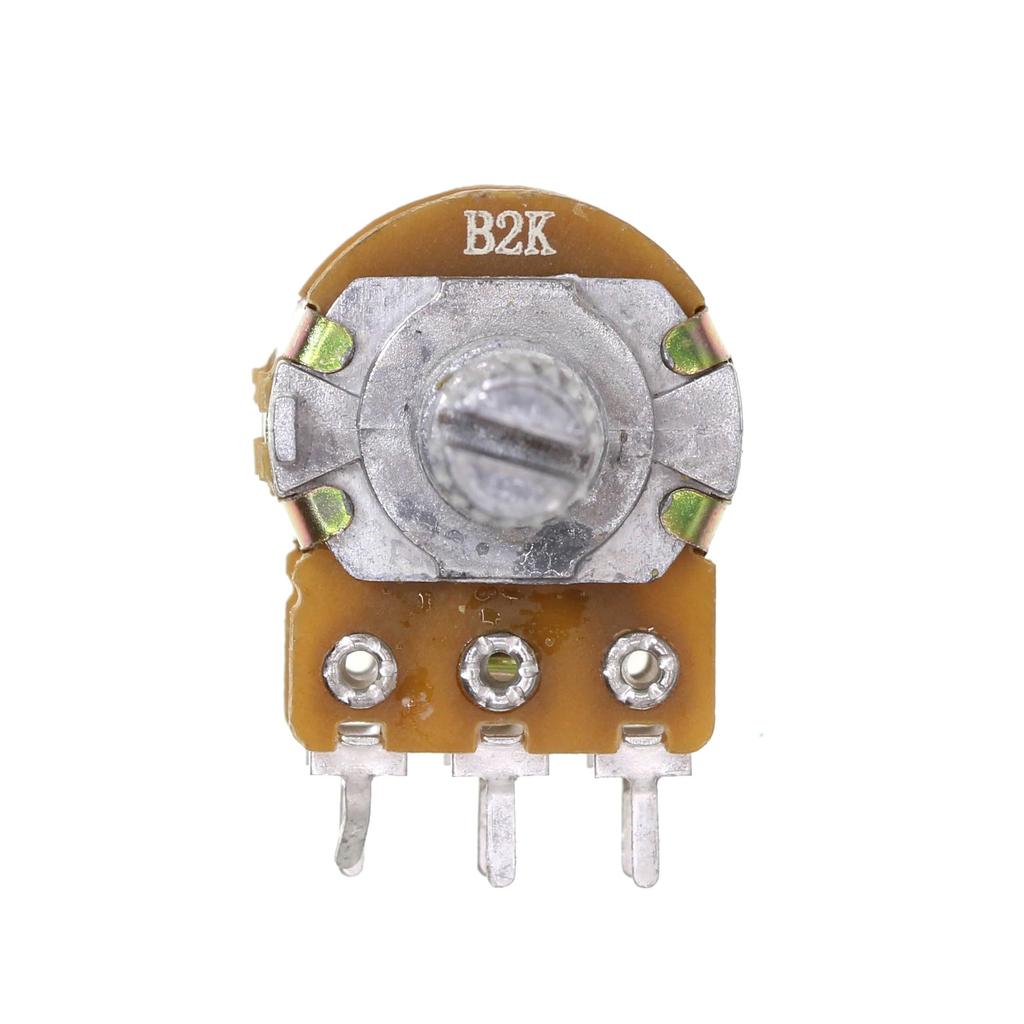 (10 Pack) WH148 Horizontal Dual Gang 6 Pin Potentiometers B2K 2K Ohm Variable Resistors