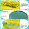 Durable Shoe Washing Machine Bag For All Shoe Types-Yellow With Blue Zipper,Ideal For Sneakers And Casual Shoes,Laundry Wash Bag Set