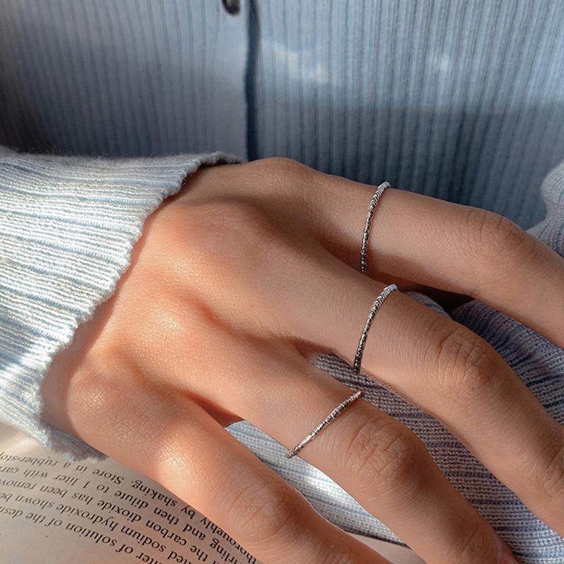 Unique Silver 925 Open Ring Featuring Retro Roman Numerals Perfect For Stylish Women