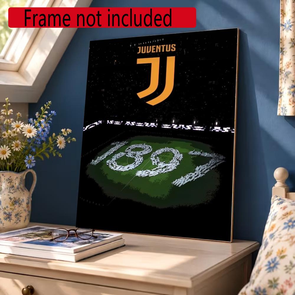 Juventus 5D Diamond Painting Round Diamond Rhinestones Mosaic Diamond Embroidery Wall Paintings Rhinestones Gift Frameless