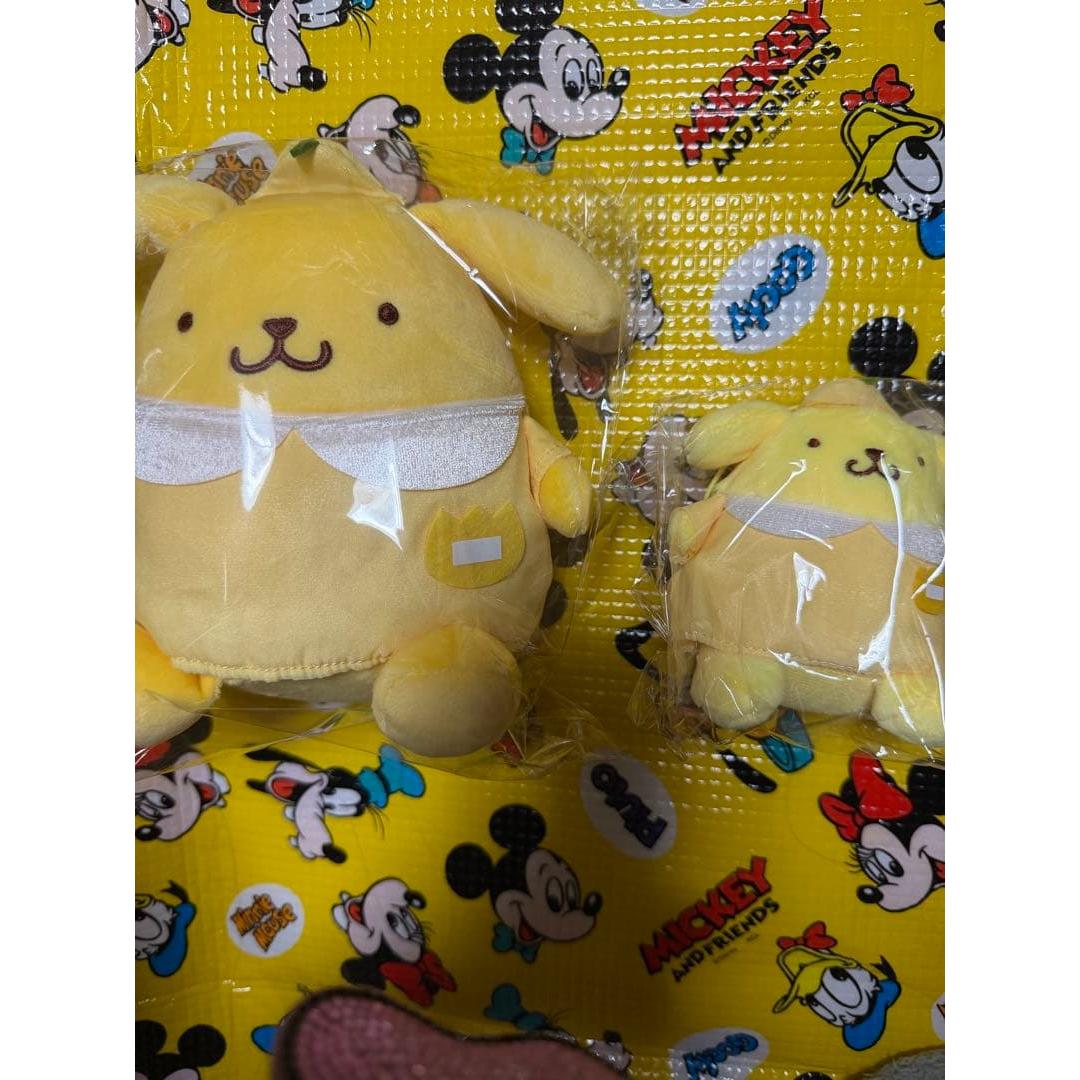 [New and unopened] Pompompurin BIG stuffed animal & mascot set