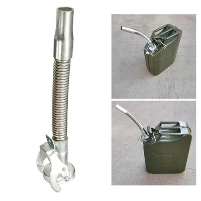 Universal Gases Can Spout Replacement, Metal Gas Can Nozzle Flexible Jerry Can Pouring Spout Nozzle 1, 2, 5 Gallon