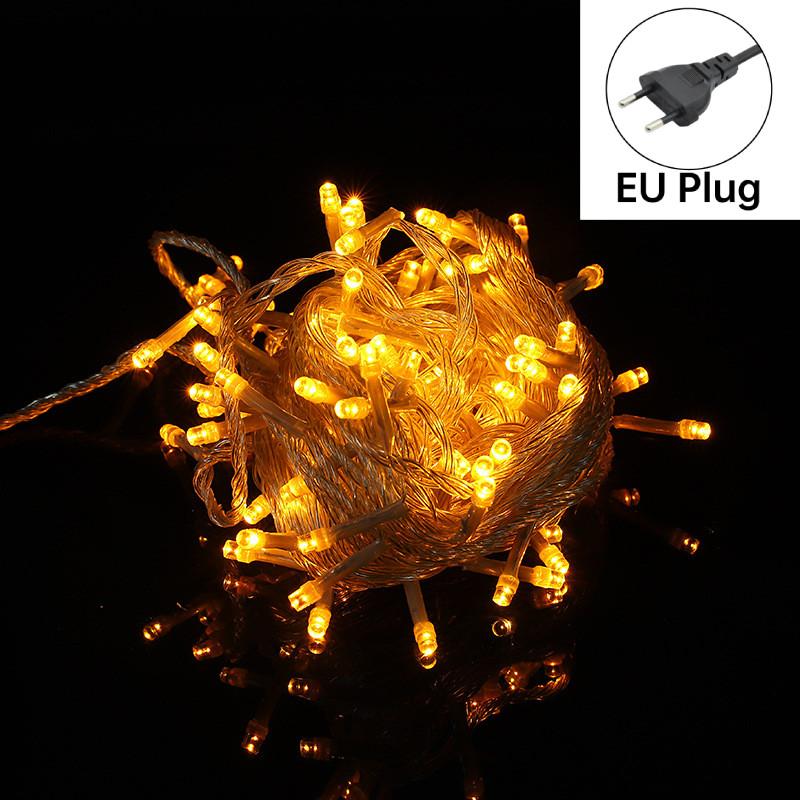 Weihnachtslichterkette mit acht Funktionen, wasserdicht, für den Außenbereich, zur Dekoration festlicher Anlässe