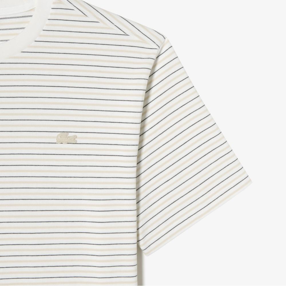 [Lacoste] Men's Multi-Stripe Short-Sleeve T-Shirt TH753E-56G001