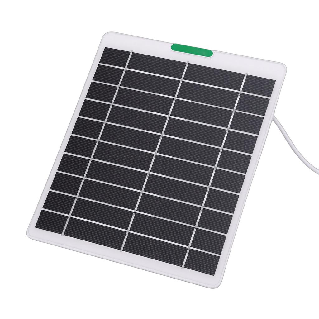 5W Solar Panel Fit for   Pro 5S Surveillance Camera Monocrystalline Silicon Solar  r with 3 Pin Interface for Security Camera Doorbell