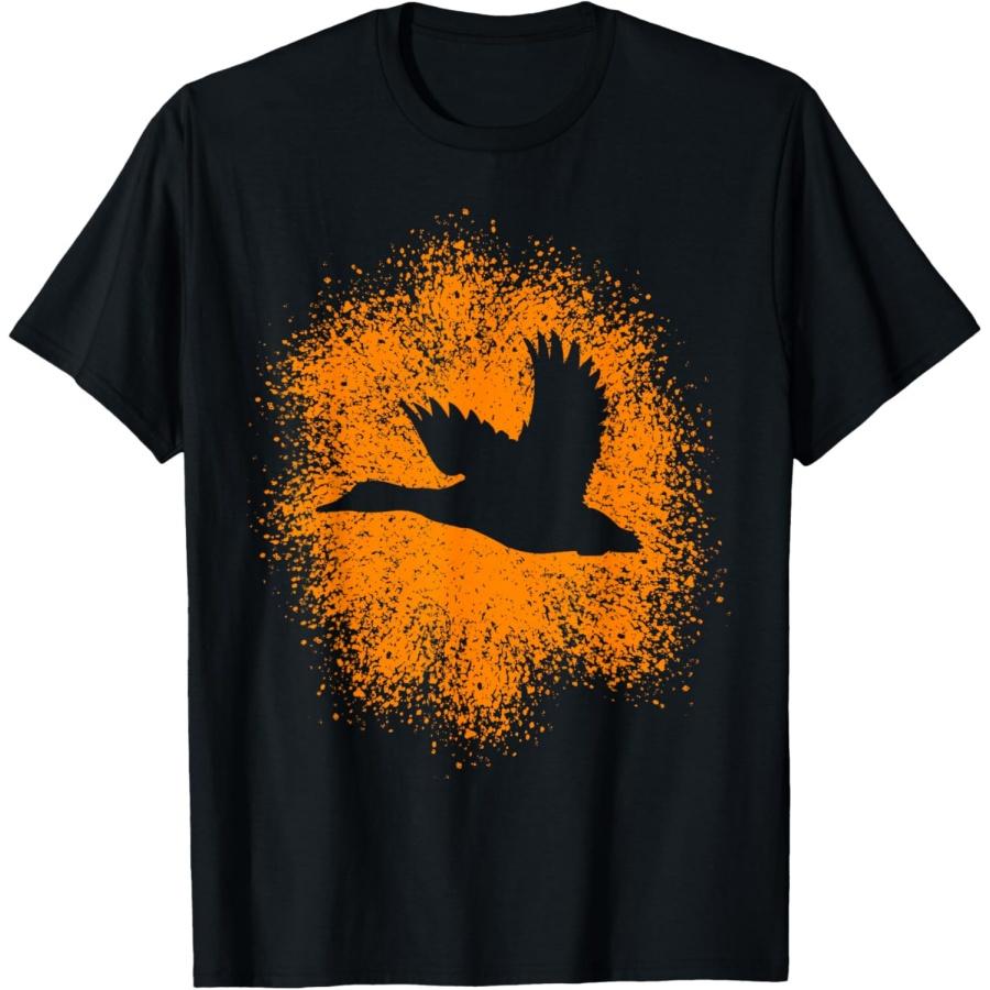Flying Duck Hunting Men Women T-Shirt XXXXXL чёрный