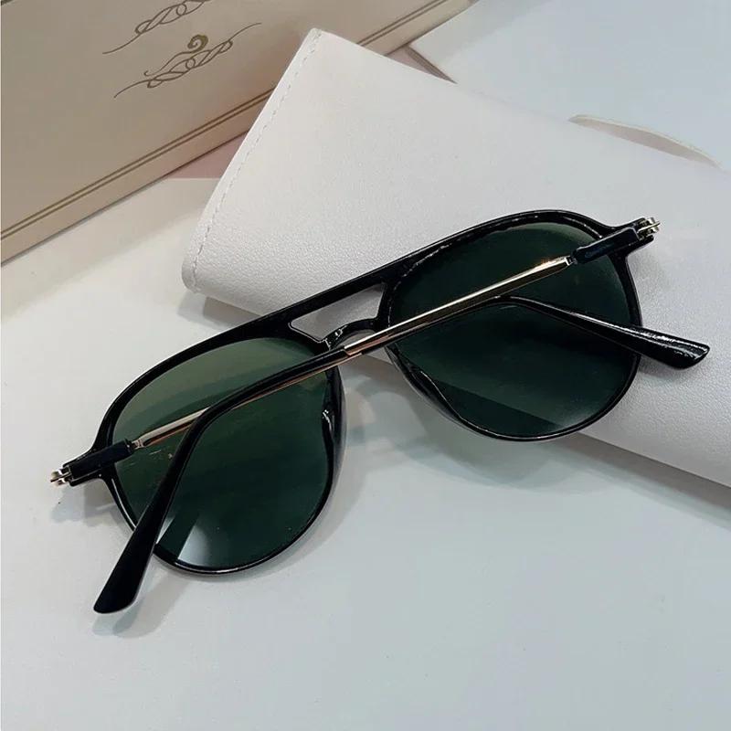 New Oversized Sunglasses Women Men Vintage Pilot Designer Brand Sun Glasses Female Big Frame Mirror Retro  Feminino