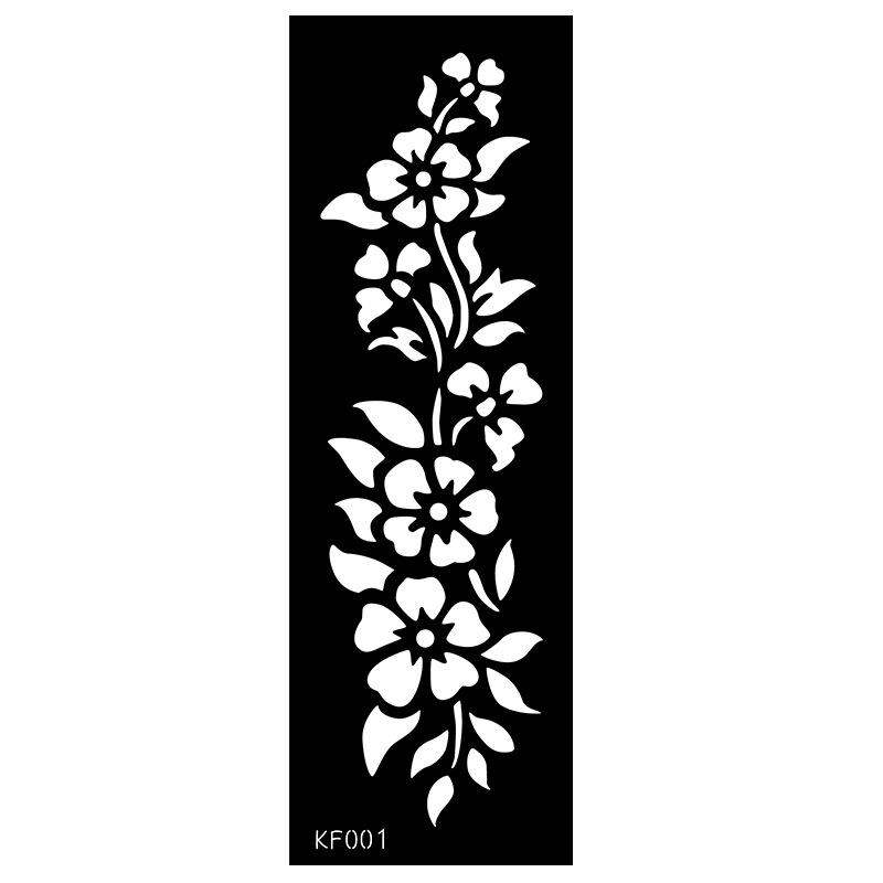 Pet Hollow Tattoo Template Juice Tattoo Sticker Template Ins Wind Flower Tattoo Sticker
