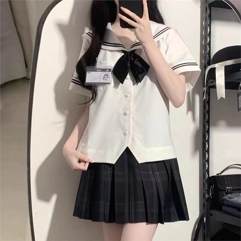 

Доступный: Оригинальная рубашка-матроска Xingyu с длинным рукавом, школьная форма JK - летний топ в японском стиле XS