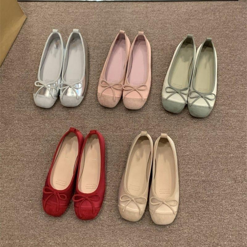 Elegant Flat Shoes Single Shoes Women's Shoes Soft-soled Ballet Shoes