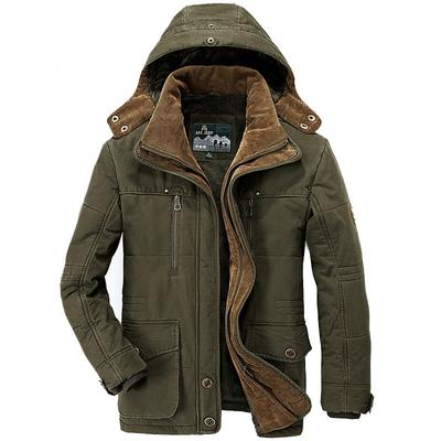 Thick Winter Parkas Men Cotton Warm Jacket Men Plus Size 5xl 6xl 7xl Casual Multi -Pocket Parkas