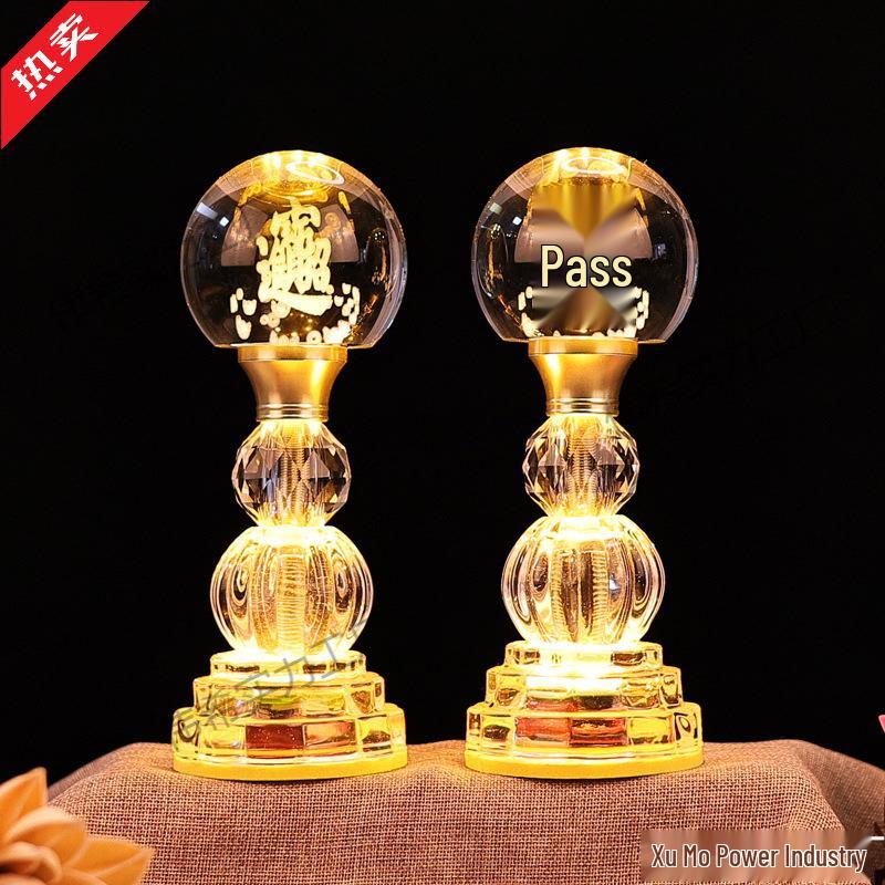 Seven-Color Eternal Buddhist Lotus Offering Lamp