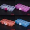 Plastic 10 Slots Adjustable Jewelry Storage Box Case Craft Organizer Beads