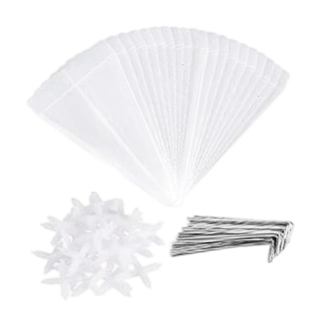 Garden Cloches for Plants Easy to Use Protecting against Sun, Frost Outdoor Mini Greenhouse Clear Foldable Bell Jar Cloche