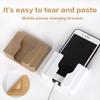 Phone Wall Holder Mobile Phone Wall Mounted Charging Stand Shelf Bedside