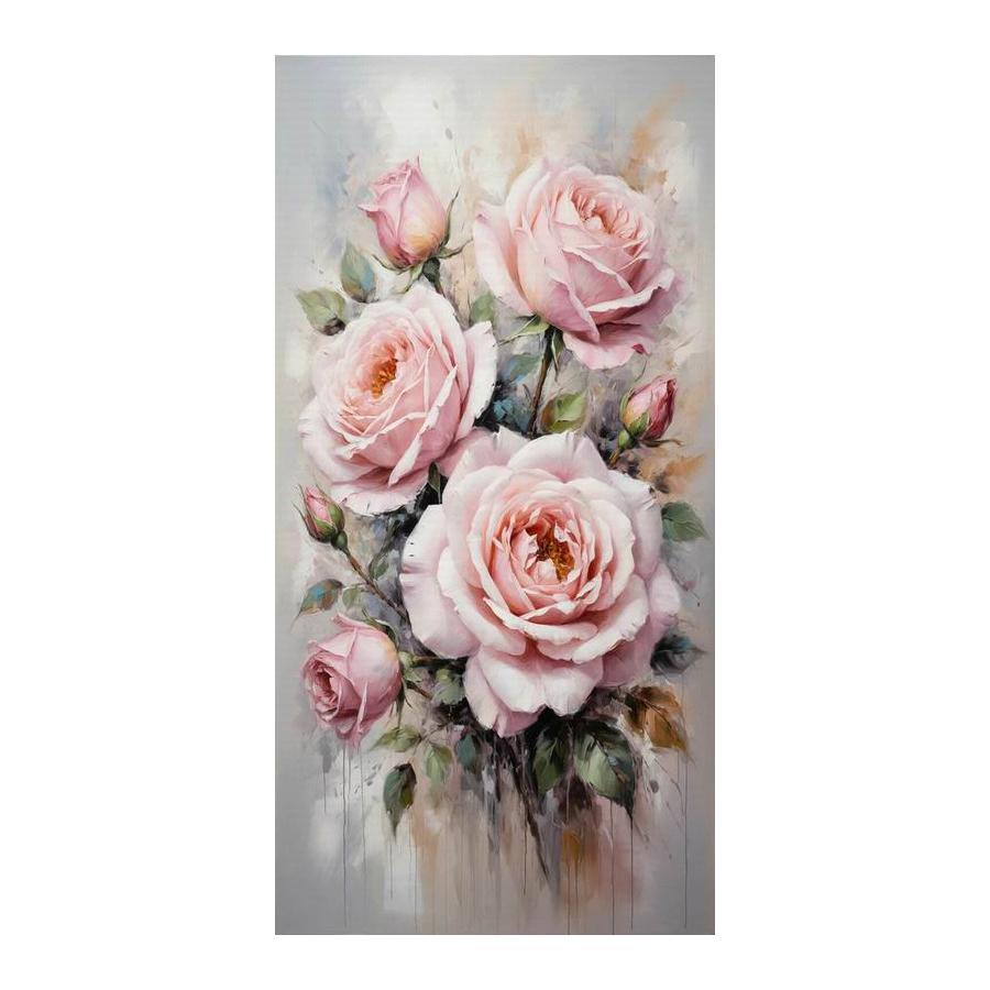Colorful Flowers Large Size Diamond Painting Peony Rose Lily Diy Full Square Round Drill Rhinestone Embroidery Mosaic Cross Stitch Kits Wall Decor