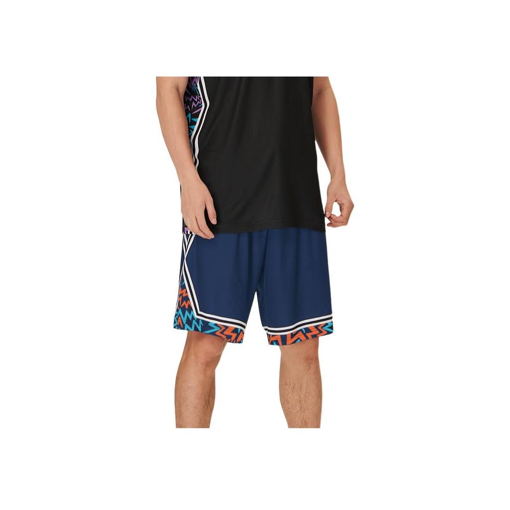 Under Armour Shorts de sport rayés taille moyenne à taille élastique pour homme Bleu 24500211-409