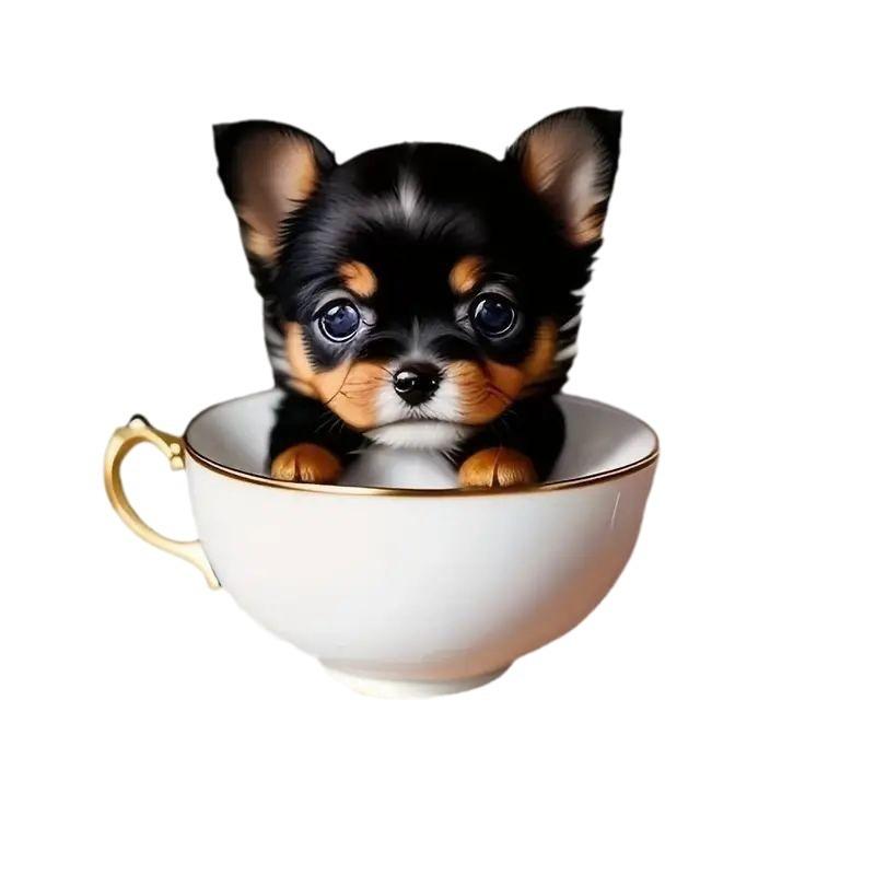 

Новая плоская подвеска в виде чашки с кошкой Natal Pinente Beautiful Cat Avar Декоративный кулон с украшением чёрный