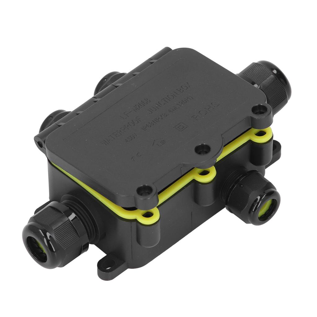 5 Way Junction Box Plastic Casing IP68 Water Resistant External Junction Box for Outdoor and