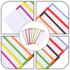 27pcs Nine Colors Erasable Tag Board Durable Refrigerator Message Whiteboard  School