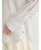 Emi Eco Logo Stripe Women's Button-Down Shirt, 13WFB251048,