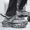 Fashion 2025 Autumn New Men's Fashion Trend Low Top Casual Thick Soled Shoes Mesh Breathable Comfortable Versatile Niche Chunky sneakers