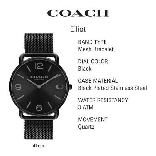 Coach Elliot Watch 14602651 Black