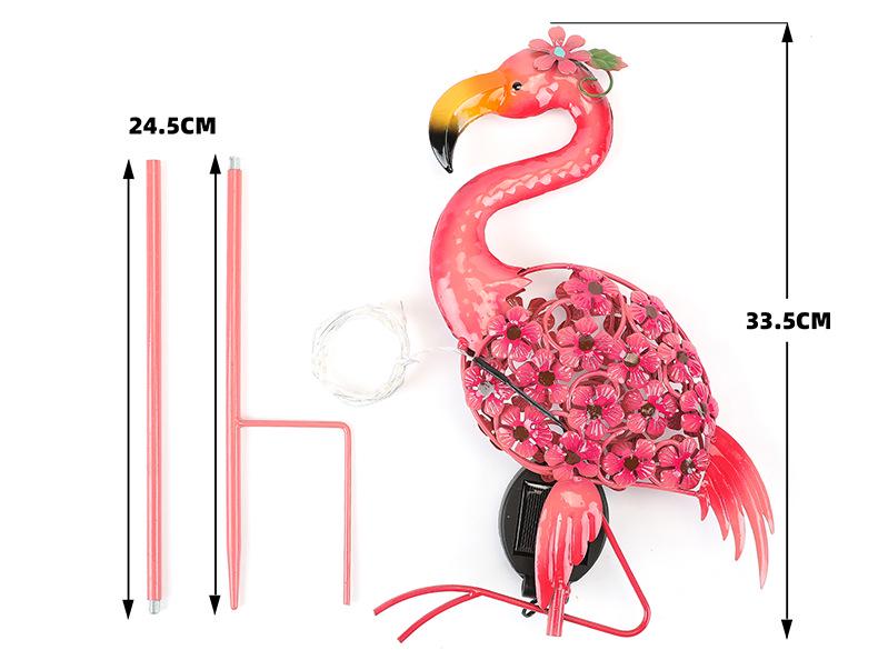 Solar Flamingo Ground Stake Light for Garden Decoration