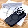 Translucent Matte Magnetic Case For iPhone 17 Air 16 15 14 13 12 Pro Max 17Pro Stand Holder for Magsafe Wireless Charge Cover