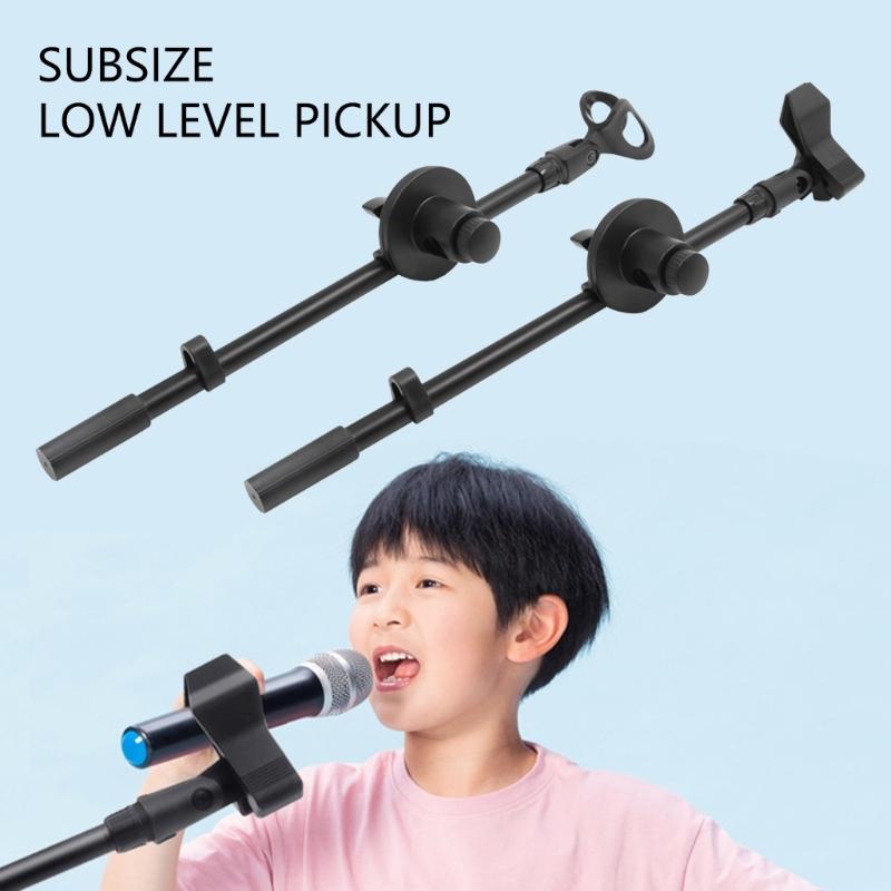 Floor Standing Mic Boom Arm Clip Microphone Mount Freely Rotatable for Home Studio and Broadcast Use Sound Equipment