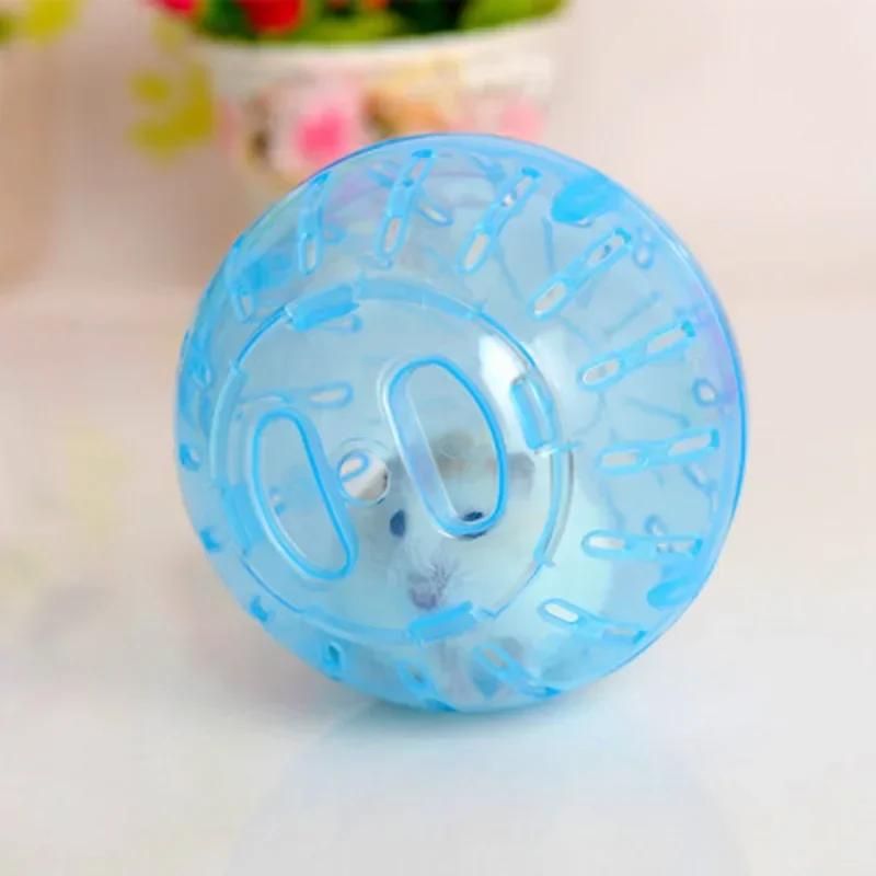 New 1 Pcs Plastic Pet Rodent Mice Jogging Ball Toy Hamster Gerbil Rat Exercise Balls Play Toy Household Pet Supplies