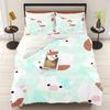Animal Cate Children Bed Linen Set Quilt Cover Hot-Blooded Decor Comfortable Sets Breathable Bedding for Teenager