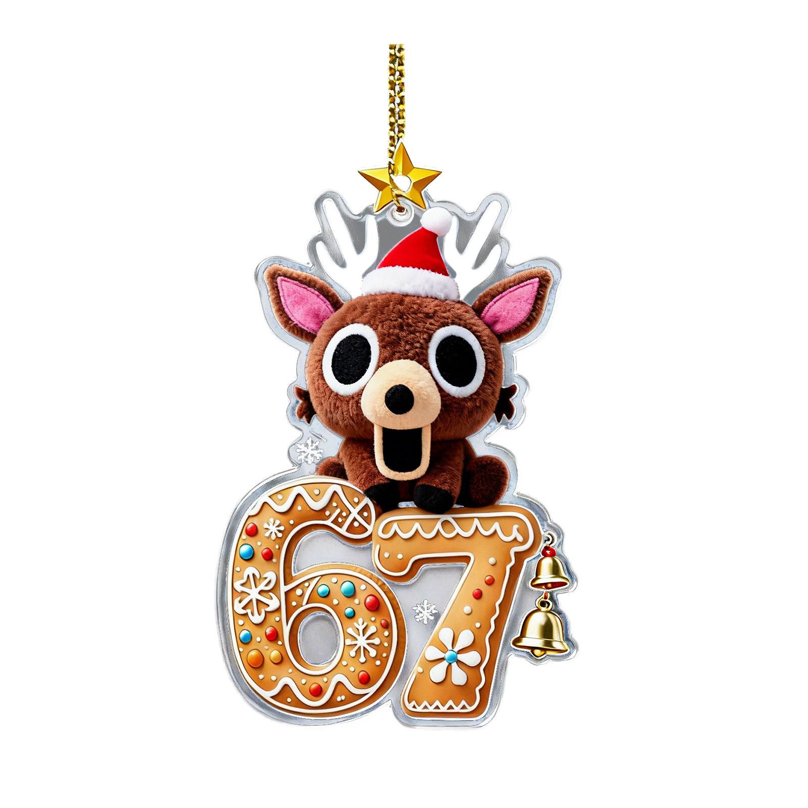 

2D Рождественский Подвесной Декор Бирка на Елку Тематическая Вечеринка Поделки Украшение One Size
