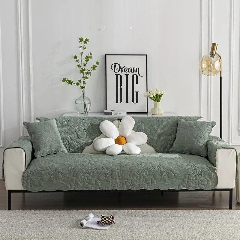 Modern Cotton Dustproof Sofa Covers Pets Kids Mat Anti-slip Couch Protector Slipcover Removable Sofa Cushion Home Room Decor Mat