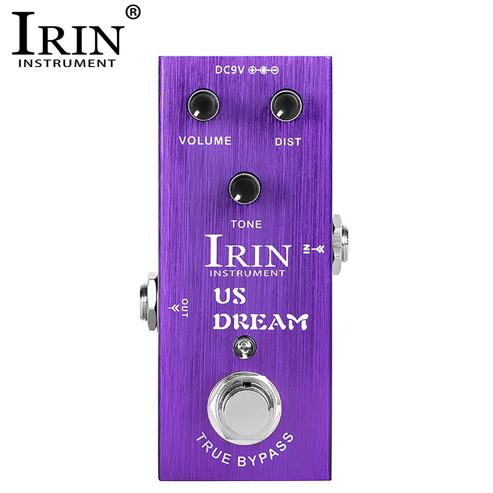 IRIN AN-03 Electric Guitar Distortion Effect Pedal US DREAM Simulate High-Gain Distortion Tone of the Driven Tube Amplifier